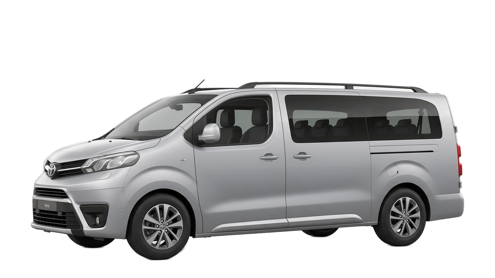 Toyota Proace Verso plateada, van de 8 plazas para flota VTC